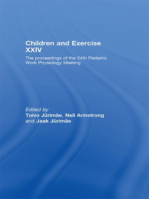cover image of Children and Exercise XXIV